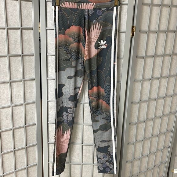 adidas Multicolor Graphic Rita Ora Leggings - Picture 1 of 6